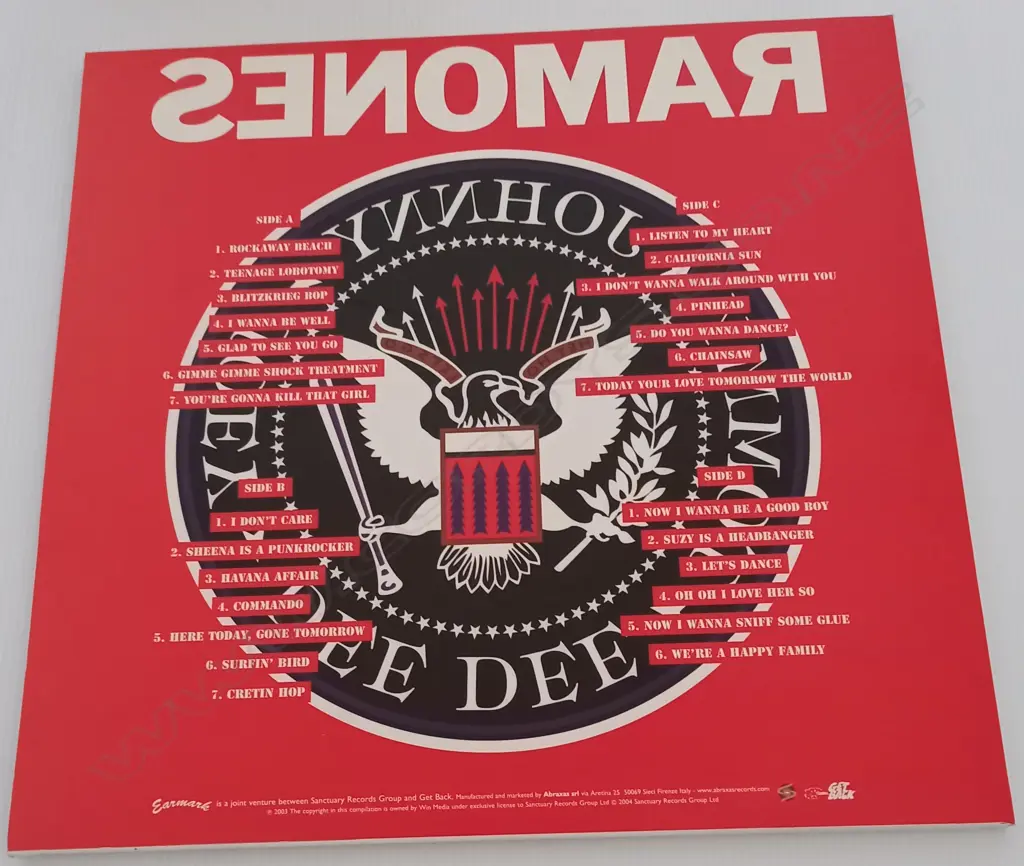 Ramones, Live, January 7, 1978 At The Palladium, NYC (Double album) Image 1++